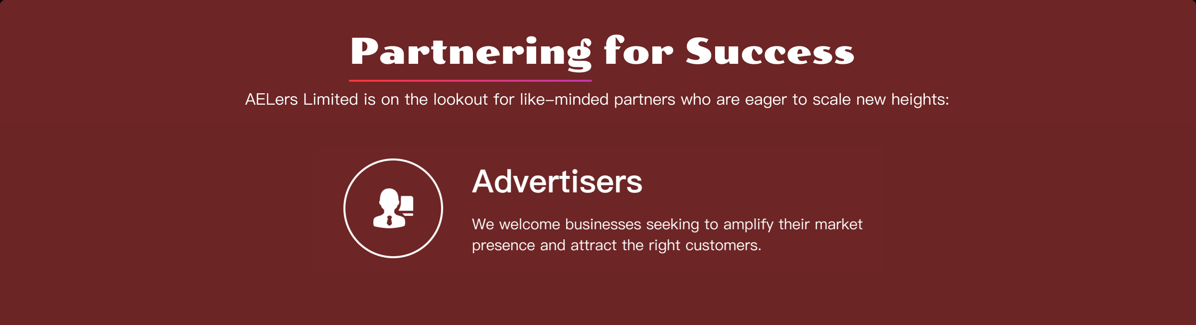 Performance marketing process